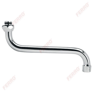 Pipa rotunda 3/4" tip "S" 200 mm, crom