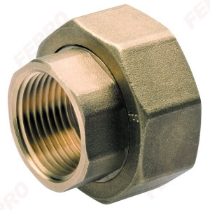 Racord hollender teava-pompa din alama 6/4x1 (set2buc) - SG18 - Img 1