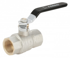 Robinet trecere din alama pt. apa PN40, 1 1/2" FI-FI cu sfera si maneta - Img 1
