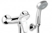 Baterie perete dus Metalia 57, crom cu accesorii - 57060,0