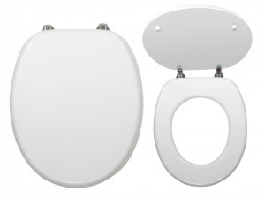 Capac WC din MDF, alb