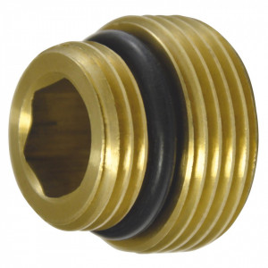 Niplu alama redus pentru radiatoare, 3/4"x1/2" cu garnitura plata , crom - Img 2