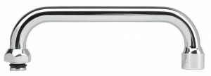Pipa rotunda 3/4" tip "C" 160 mm, crom