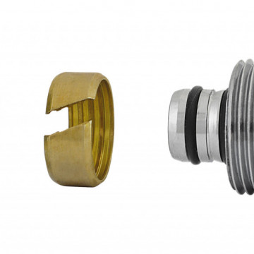 Racord alama nichelata prin compresie D.16x1/2" FE pt. teava multistrat