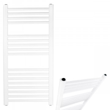 Radiator otel drept pentru baie 450x900, alb - Img 1