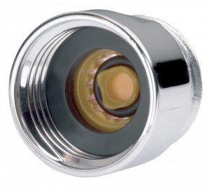 Regulator debit 1/2"x1/2" FerroEcoSave pt. baterie cada/dus, crom - Img 2
