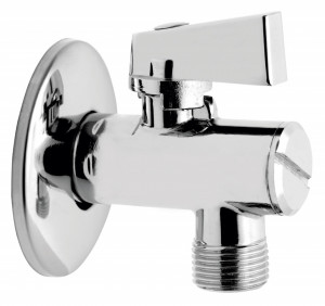 Robinet coltar cu filtru 1/2"x3/8", crom - Img 2