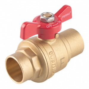 Robinet trecere cu fluture PN16, DN12 pt. cupru, F-Power - Img 1