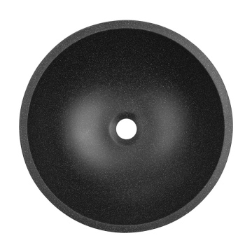 VRR1721T - Lavoar pe blat granit rotund fara preaplin Ø410x135 mm , negru-grafit - Img 2