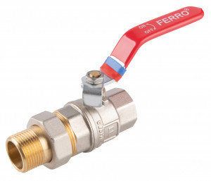 Robinet trecere cu olandez PN30, 3/4" FI-FE, F-Power, Maneta din Otel - Img 1