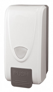 Dozator sapun lichid 1000 ml, alb - Img 2