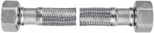 Racord flexibil pentru apa 1/2"x1/2" FI-FE 40cm - Img 1