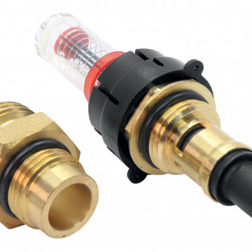 RKPP-SET42 - Set: Debitmetru 1/2" + Niplu 1/2"x3/4" (profil C12)