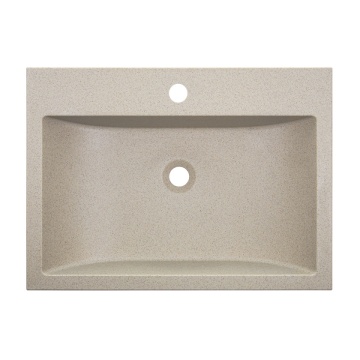 VGA1410T - Lavoar granit cu preaplin 600x440x122 mm, bej - Img 2