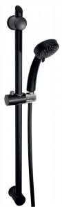 Pachet 2 baterii Ferro ,cada/dus,lavoar+Set dus mobil, negru mat BAG1BL-2BL-KIT6025 - Img 4