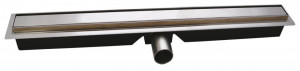 Rigola dus inox Slim Pro L= 800 mm, cu sifon incorporat DN40