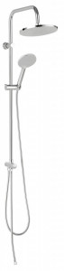 Set de dus dual Coppa, bara metalica 950 mm, Auto Clean System, comutator ceramic, crom - Img 1
