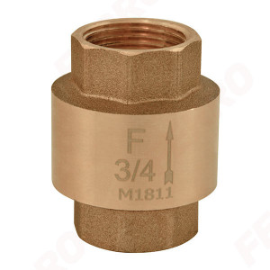 Supapa de sens din alama cu arc 4"