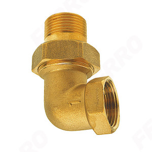 Cot olandez din alama 1/2" FI-FE cu etansare conica