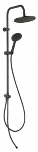 Set de dus dual Coppa, bara metalica 950 mm, Auto Clean System, comutator ceramic, negru - Img 1