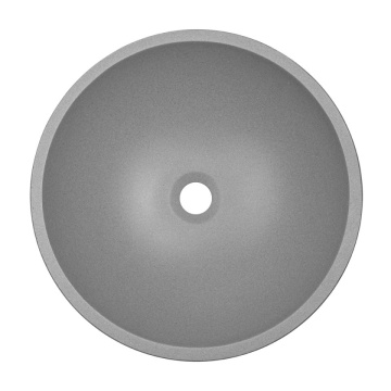 VRR1521T - Lavoar granit rotund fara preaplin Ø410x135 mm , gri - Img 2