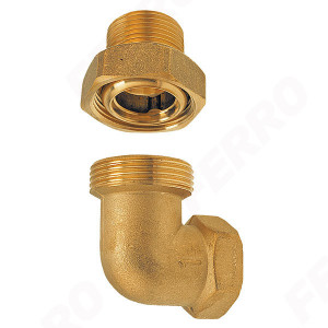 Cot olandez din alama 1/2" FI-FE cu O-ring