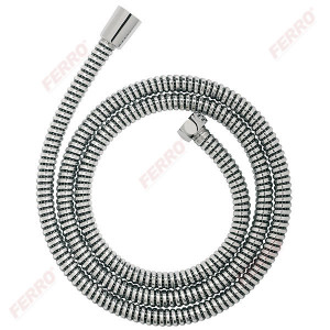 Furtun flexibil dus conic, PVC SilverDuoFlex 150 cm, argintiu - Img 1