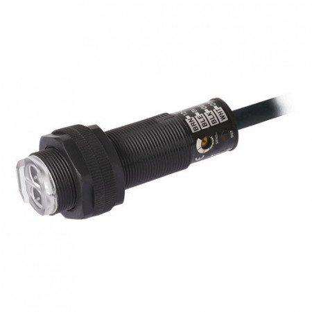 Foto-senzor BRP3M-MDT-P, M18,PNP NO/NC,Sn=3m,retro-reflective,kabal l=2m,12-24Vdc,IP66 Autonics