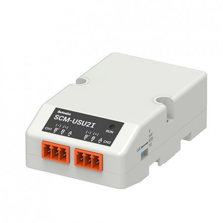 Komunikacioni konvertor SCM-USU2I, 2-kanalni, Modbus RTU, USB 2.0, USB napajanje 5Vdc IP20 Autonics