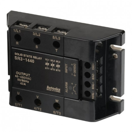 Solid State Relay SR3-1440, 3-fazni, ulaz 4-30Vdc,izlaz 48-480Vac, 40A Autonics