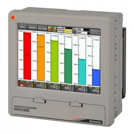 Rekorder KRN1000-0801-0S, 5.6-inča LCD, 8-kanala, RS422/485,Ethernet,USB,100-240Vac 50Hz Autonics