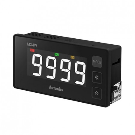 Panelmetar MX4W-V-F1,LCD 12 seg-4 d,96x48mm,merenje DC/AC napon,frek.,NPN,24-240Vdc/Vac Autonics