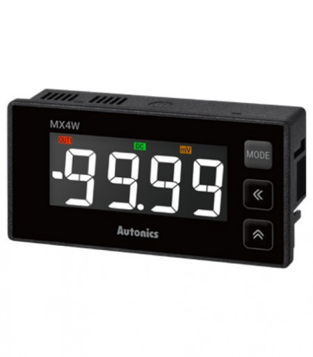 Panelmetar MX4W-V-F2,LCD 12 seg-4 d,96x48mm,merenje DC/AC napon,frek.,PNP,24-240Vdc/Vac Autonics