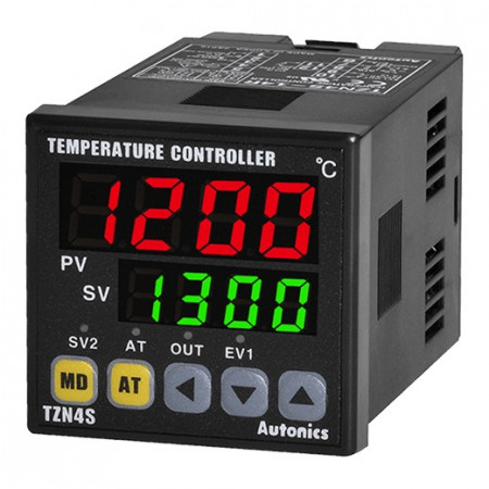 Termoregulator TZN4S-14C,disp.2 reda-4d,48x48mm,1 alarm,1 event, strujni, 100-240Vac Autonics