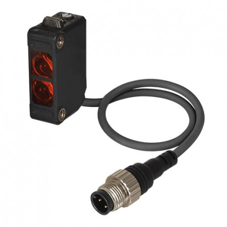 Foto-senzor BJR1M-DDT-W-P-F,PNP NO/NC,Sn=1m,diffuse-reflective,kon. M12 4-pin,10-30Vdc,IP67 Autonics