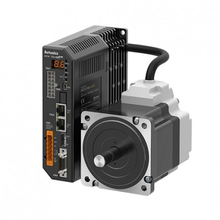 AC motor AiCA-86LA-EC,2-fazni,86mm,4 Nm,sa integrisanom kontrolerom,EtherCAT,300W IP20 Autonics