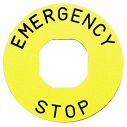 Oznaka za taster sve stop BET60P, 60mm plastična Emas