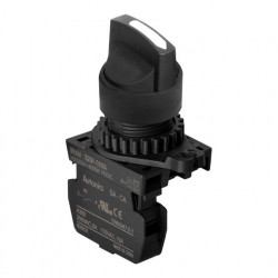Prekidač dvopoložajni S2SR-S3WAM, 0-1 45Â°, 1NO, fi22mm, 6A 250Vac IP52 Autonics