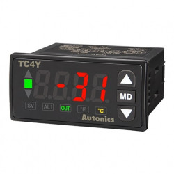 Termoregulator TC4Y-12R,disp.LED,1 red-4 cifr,72x36mm,alarm,relejni/SSR,24Vac,24-48Vdc IP65 Autonics
