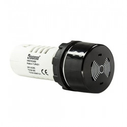 Zujalica MBZX024S, fi22mm, 90dB, crna, 18mA, 0.5W, 24Vac/dc 50Hz IP50 Emas