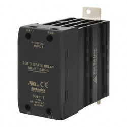 Solid State Relay SRH1-1440-N,integrisan hladnjak, 1-fazni,ulaz 4-30Vdc,izlaz 48-480Vac,40A Autonics