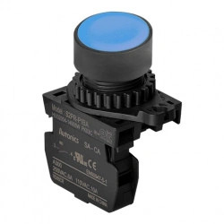 Taster plavi S2PR-P1BAM, 1NO, 6A 250Vac IP52 Autonics