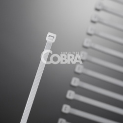 Vezica COBRA 160x2.5 mm bela 1/100 Cieffeplast