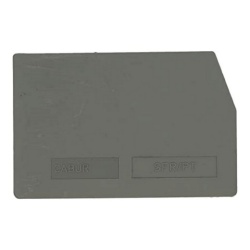 Krajnja pločica SF701GR, 4 mm2, SIVA, za SFR.4/GR, tip SFR.4/PT/GR Cabur