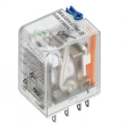 Pomoćni relej DRM570024LT, sa zelenom LED indikacijom, 4CO 24Vdc 5A/250Vac IP20 Weidmueller