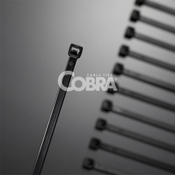 Vezica COBRA 530x4.8 mm crna 1/100 Cieffeplast