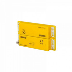 Magnetni prekidač SMB21LSZ-B18, LED, sa aktuatorom, 2NC, Sn=8mm, levi izlaz, konektor M8, IP68 Emas