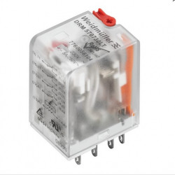 Pomoćni relej DRM570730LT, sa crvenom LED indikacijom, 4CO 230Vac 5A/250Vac IP20 Weidmuller