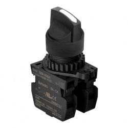 Prekidač tropoložajni S2SR-S7W2AM 1-0-2 90Â°, 2NO, fi22mm, 6A 250Vac IP52 Autonics