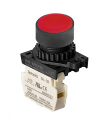 Taster crveni S2PR-P1RBM, 1NC, 6A 250Vac IP52 Autonics